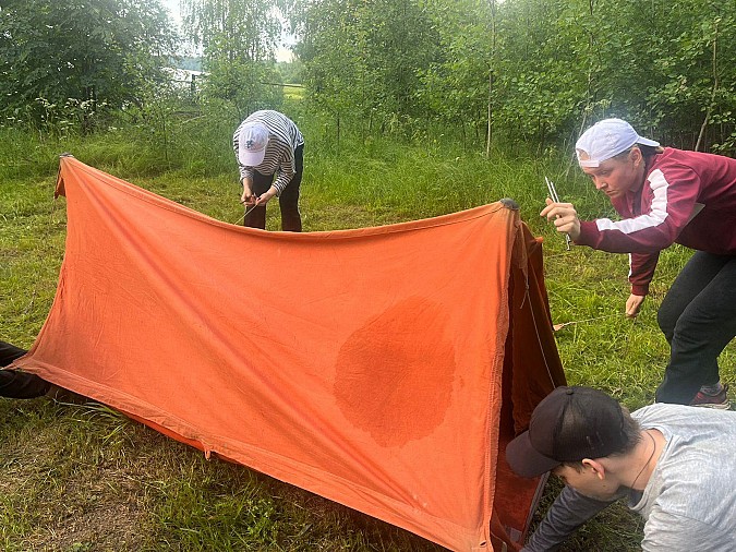 На реке Мере стартовал городской турслёт школьников фото 6