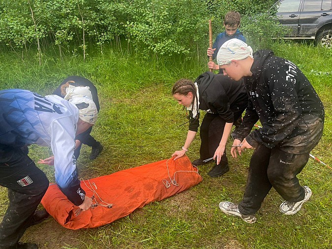 На реке Мере стартовал городской турслёт школьников фото 5