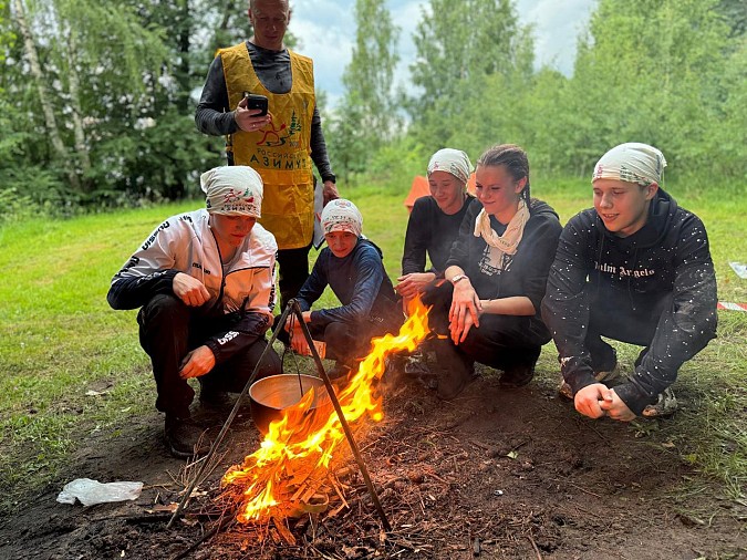 На реке Мере стартовал городской турслёт школьников фото 3