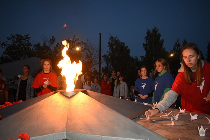 В Кинешме зажгли свечи в память о погибших в годы Великой Отечественной войны фото 5