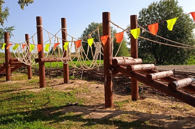 На «Рубеже маршала А.М.Василевского» завершена установка новых элементов полосы препятствий фото 7