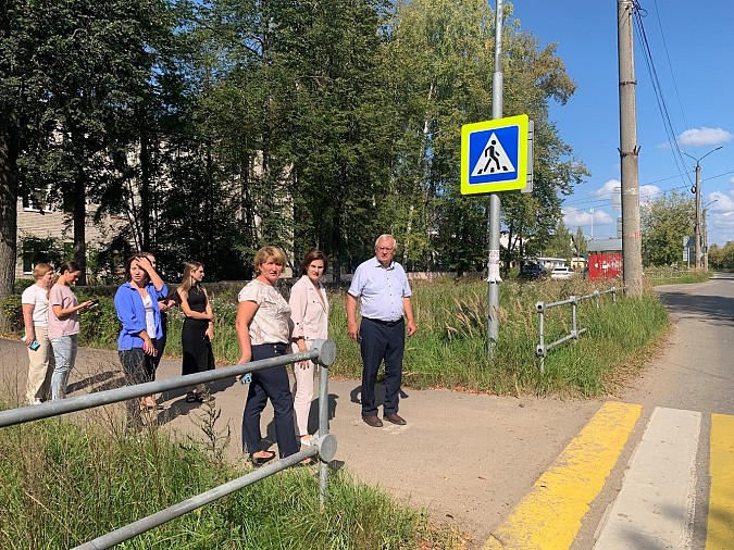 В Кинешме проверили безопасность дорожного движения около школ фото 9