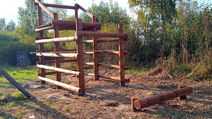 На «Рубеже маршала Василевского» в Вахутках продолжают устанавливать новые элементы фото 2