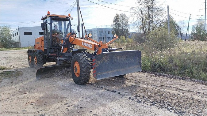 УГХ Кинешмы профилирует дороги частного сектора фото 2