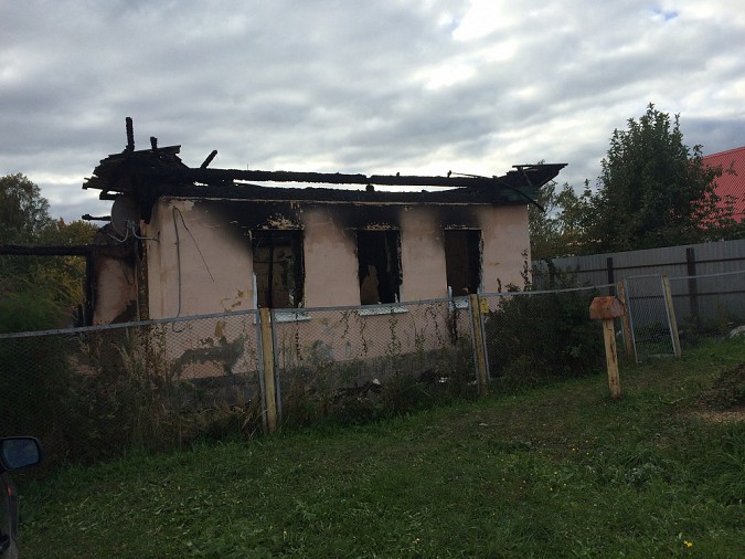 В Заволжске огнём уничтожен дом фото 4
