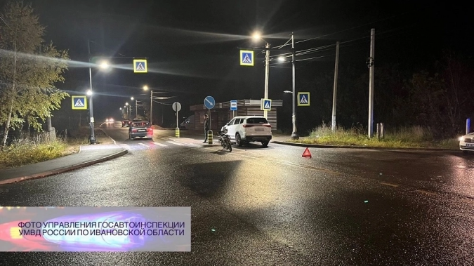 На перекрестке ул.Текстильной и Юрьевецкой кроссовер сбил 14-летнего мопедиста фото 2