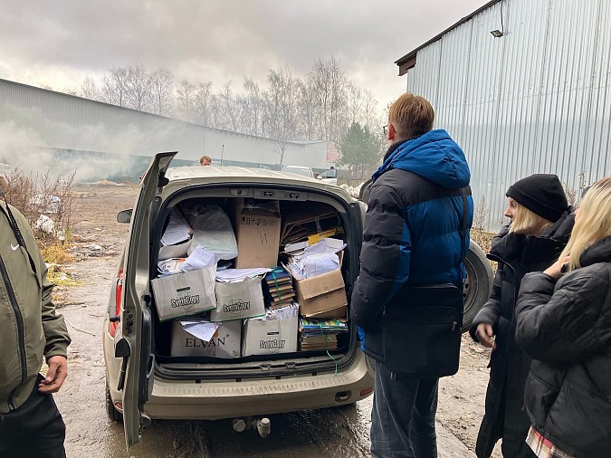 Студенты Кинешемского политехнического колледжа собрали 500 кг макулатуры фото 5