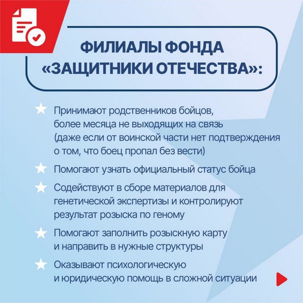Фонд «Защитники Отечества» принимает материалы ДНК для поиска пропавших бойцов СВО фото 3