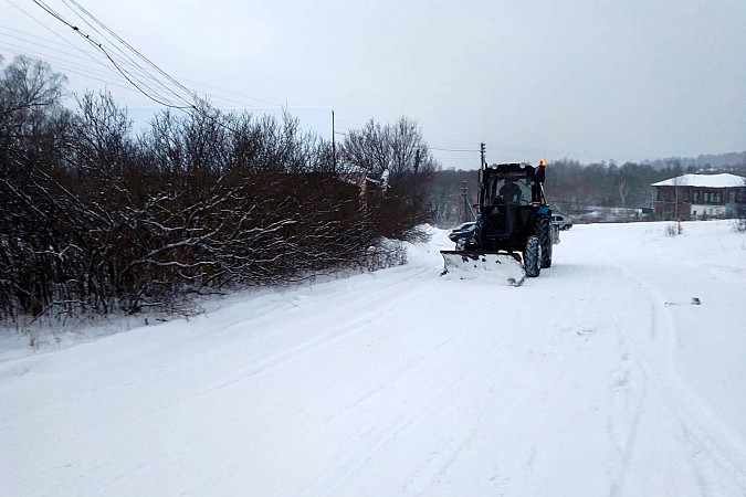 В Кинешемском районе устраняют последствия снегопада фото 2