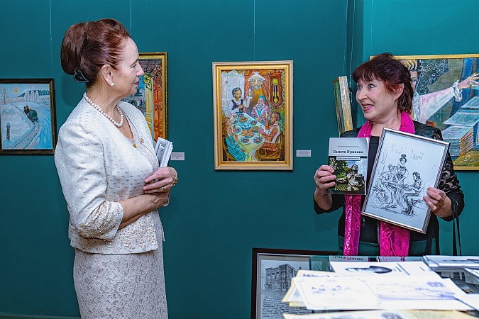 В Картинной галерее открылась выставка «Пушкин в Кинешме» фото 6