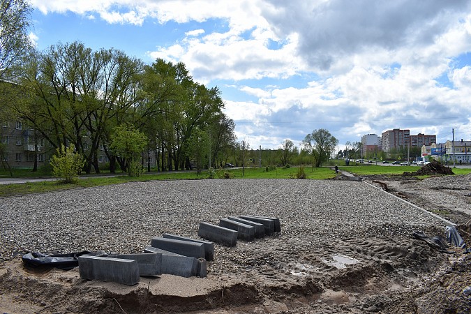 В Кинешме продолжается благоустройство «Стрелки» и сквера на ул.Гагарина фото 7