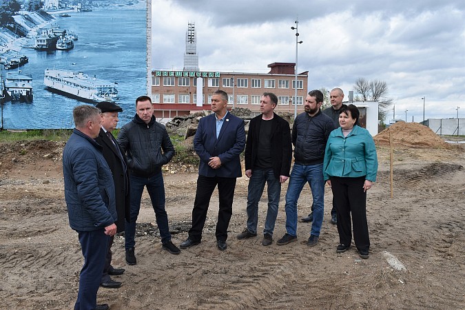 В Кинешме продолжается благоустройство «Стрелки» и сквера на ул.Гагарина фото 5