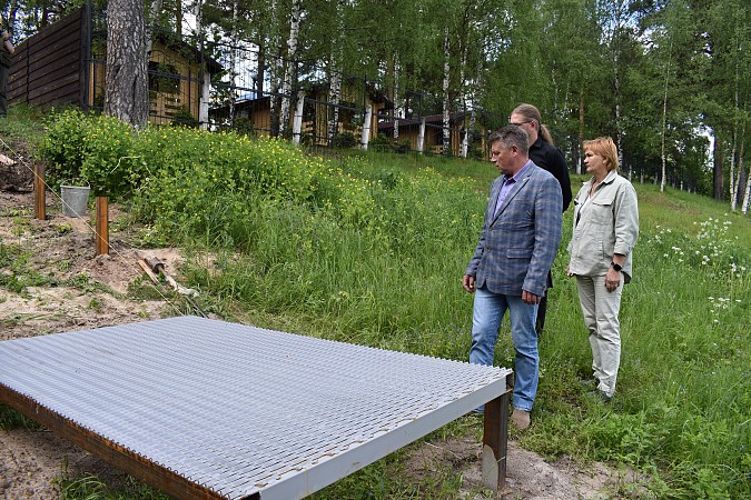 В Кинешме приступили к строительству лестничного схода к Волге в микрорайоне «Фабрика №1» фото 4