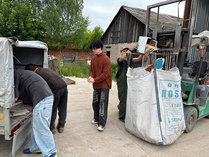 Кинешемский политехнический колледж в рамках акции «БумБатл» сдал 2500 кг макулатуры фото 4