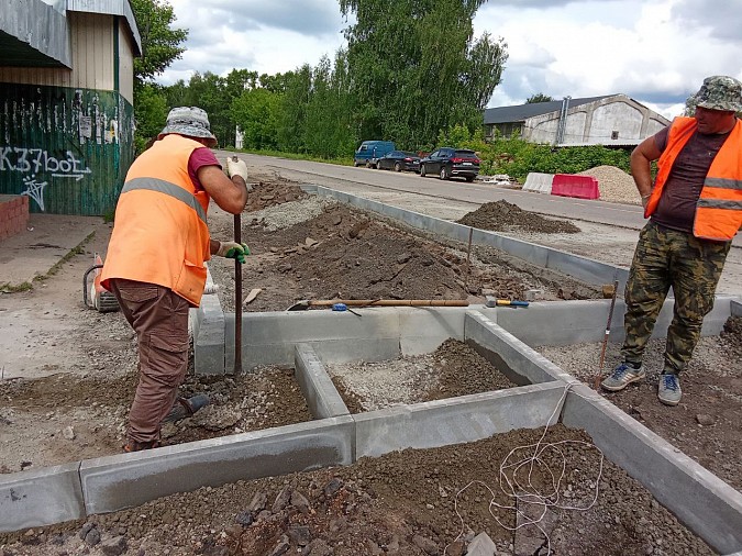 На ул. Социалистической восстанавливают посадочные площадки и подходы к ним фото 4
