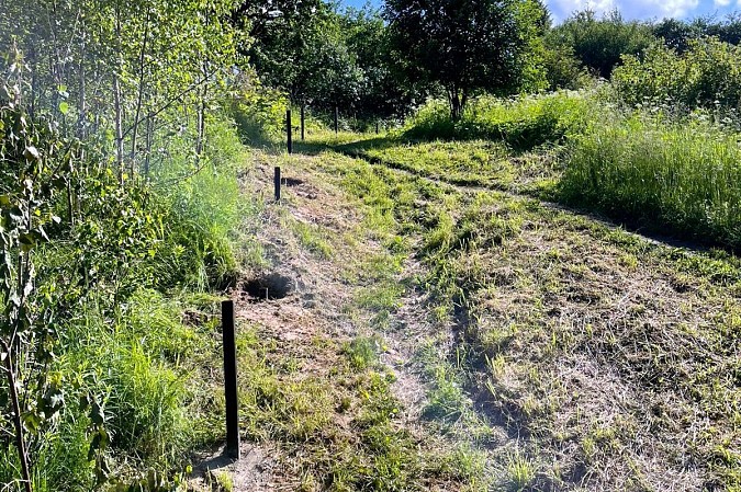 В Наволоках продолжается строительство лестницы в овраге между улицами Веселова и Ярославской фото 2