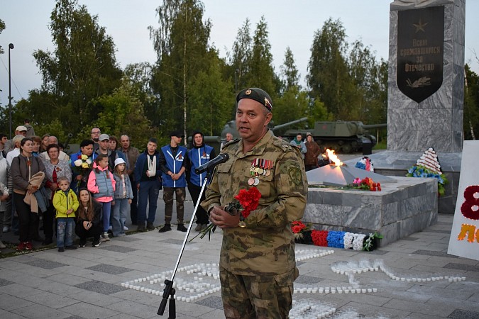 В ночь на 22 июня в Кинешме зажгли свечи памяти фото 3