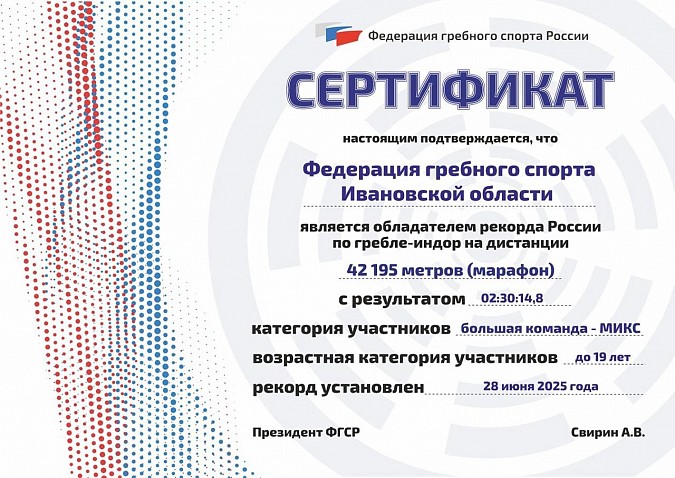 В Кинешме в День города установлен новый рекорд России по гребле индор фото 10