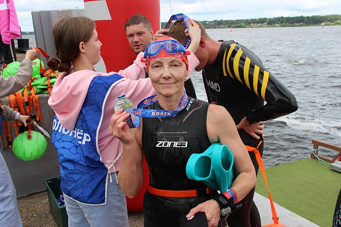 Кинешемцы стали призерами заплыва через Волгу Swimсup Open Water фото 4