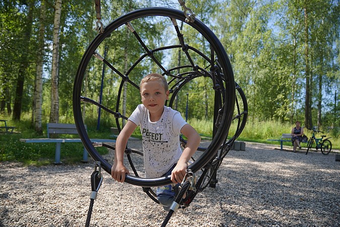 Станислав Воскресенский: благоустройство парка в Заволжске завершат за счёт областного бюджета фото 9