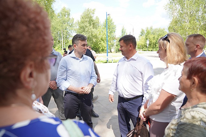 Станислав Воскресенский: благоустройство парка в Заволжске завершат за счёт областного бюджета фото 5