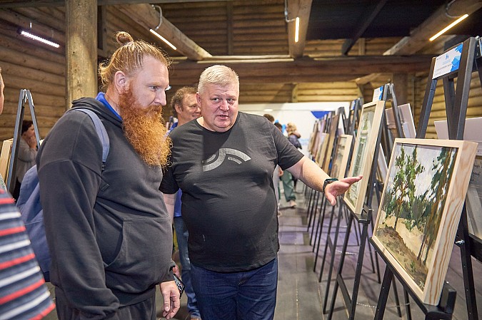 В рамках проекта Минкультуры России открылась выставка работ, посвященных Юрьевцу фото 4