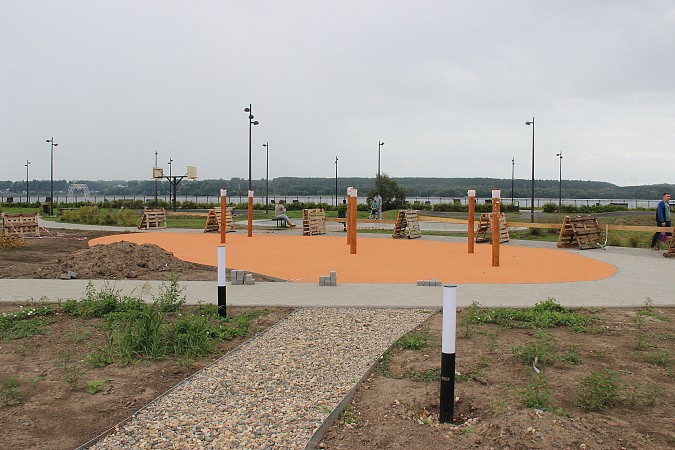 В Кинешме продолжается преображение стрелки у Никольского моста фото 7