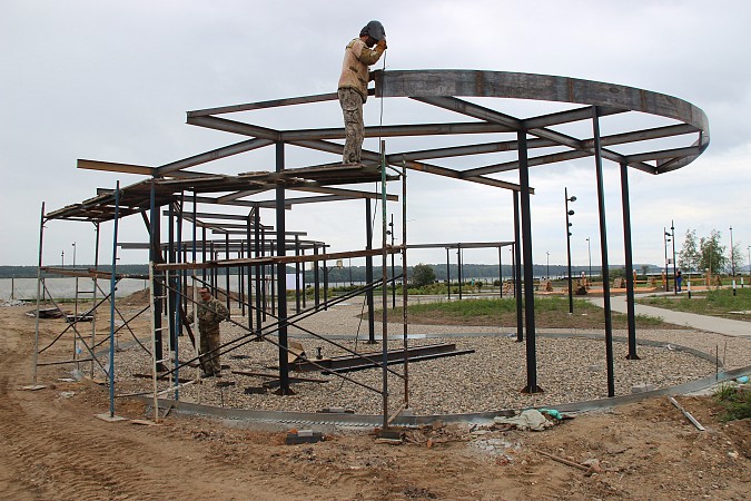 В Кинешме продолжается преображение стрелки у Никольского моста фото 2