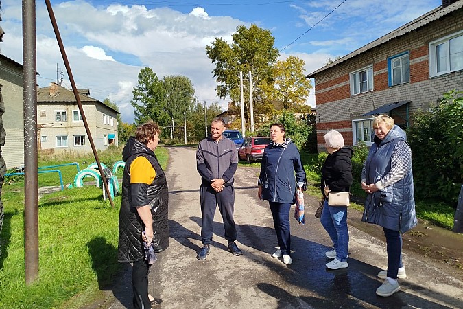 В д.Луговое установлена новая линия фонарей фото 2