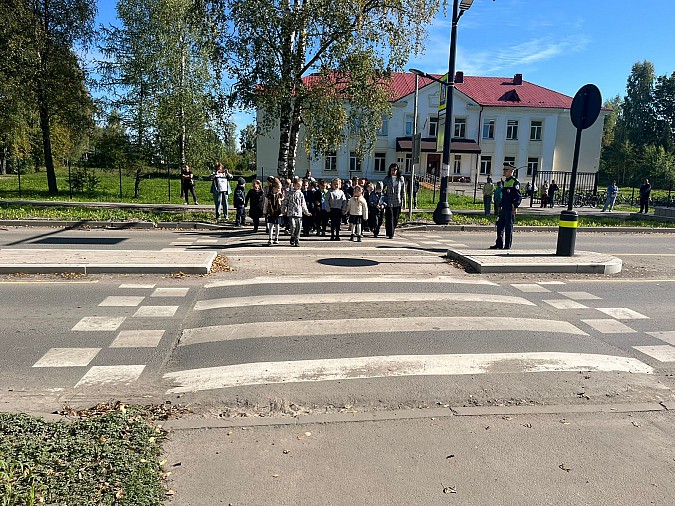 В Кинешме сотрудники Госавтоинспекции провели занятие с первоклассниками фото 7
