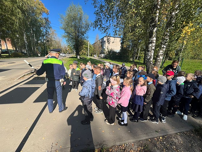 В Кинешме сотрудники Госавтоинспекции провели занятие с первоклассниками фото 6
