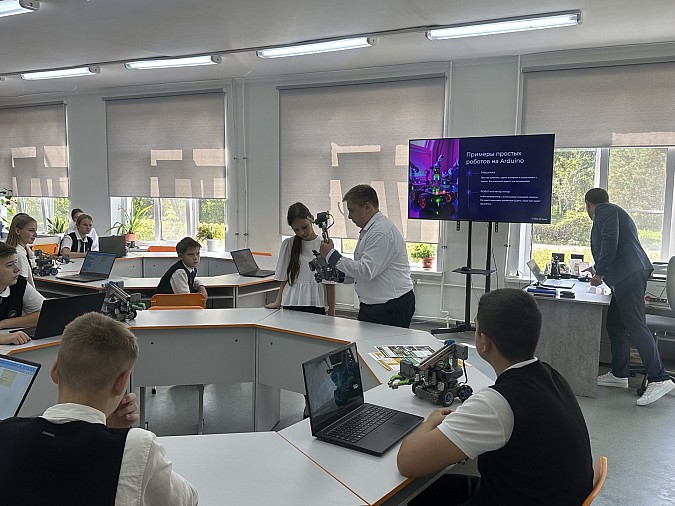 В Кванториуме школы №1 прошел День открытых дверей фото 10