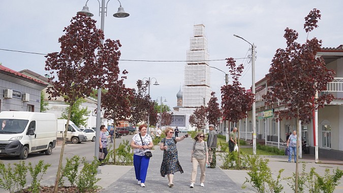 В Юрьевце устанавливают новый шпиль на колокольню Входоиерусалимского собора фото 2