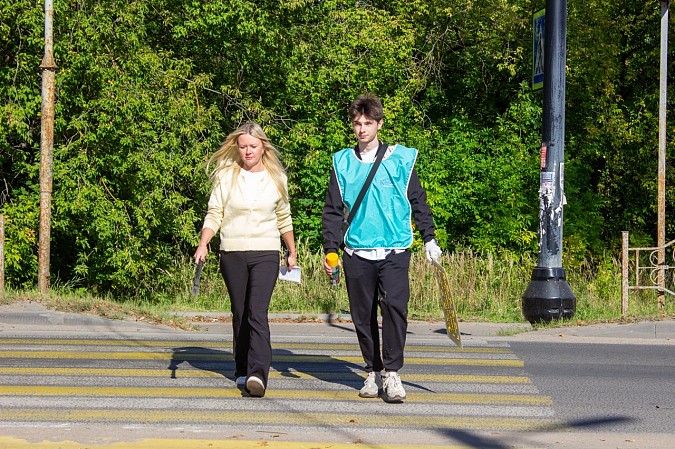 В Кинешме прошла акция «Трафарет безопасности» фото 2