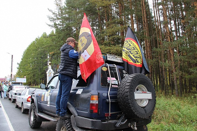 Кинешемцы присоединились к автопробегу в честь Маршала Василевского фото 2