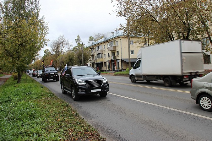 Кинешемцы присоединились к автопробегу в честь Маршала Василевского фото 6