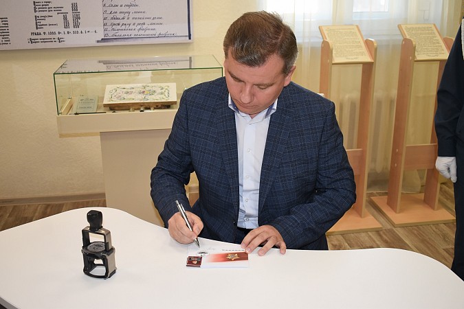 В Кинешемском музее погасили почтовую марку в честь маршала А.М.Василевского фото 6