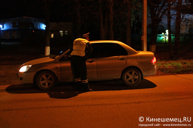 Сплошную массовую проверку водителей на трезвость провели в Кинешме фото 8