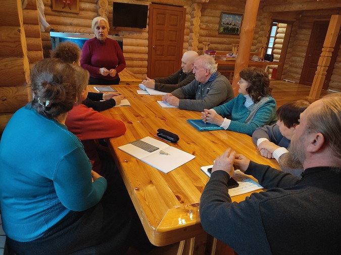 В храме Дмитрия Солунского состоялось занятие по изучению азбуки Брайля фото 3