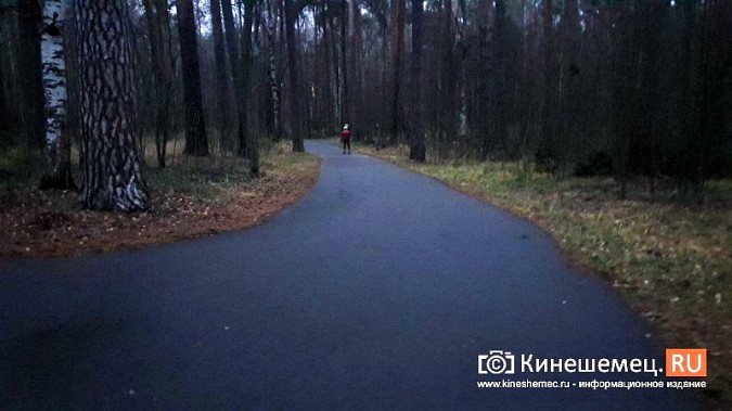 На лыжероллерной трассе в Кинешме дети тренируются в полной темноте фото 4