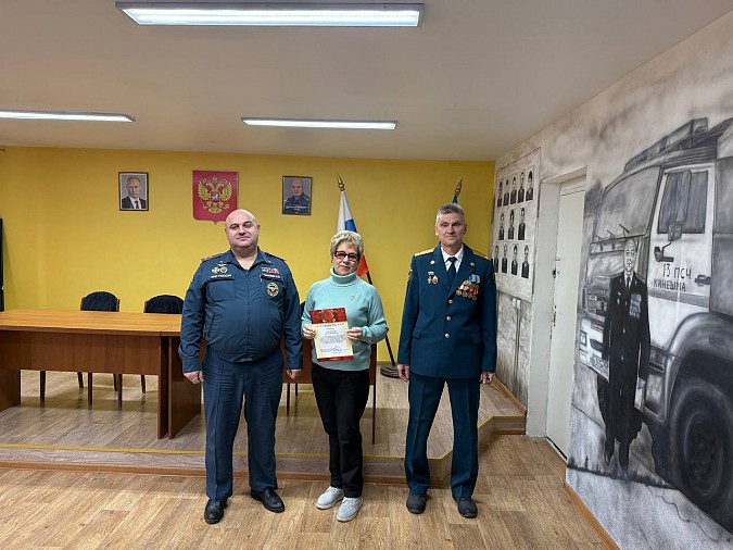 В Кинешме чествовали ветеранов пожарной службы фото 10
