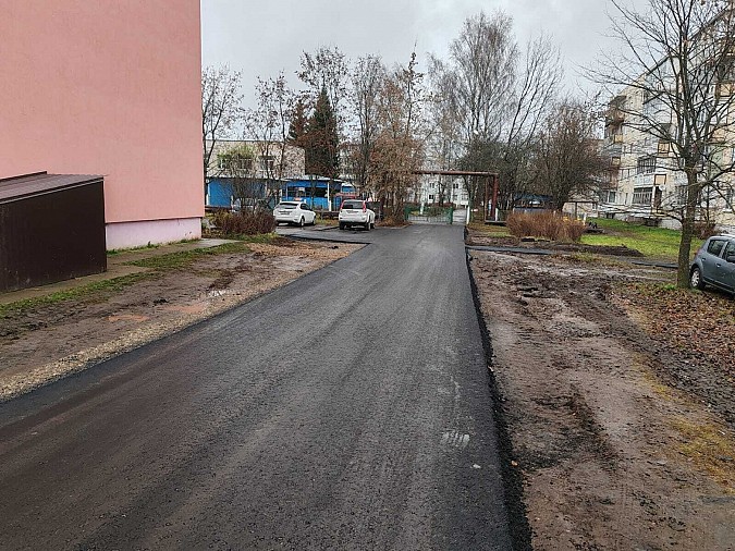 В Наволоках отремонтировали подъезд к детскому саду №1 фото 2