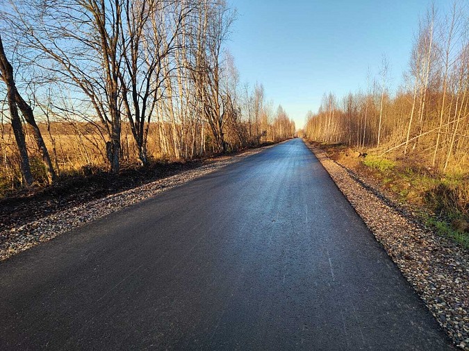 В Кинешемском районе завершился ремонт еще двух дорог фото 4