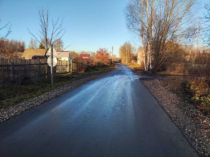 В Кинешемском районе завершился ремонт еще двух дорог фото 5