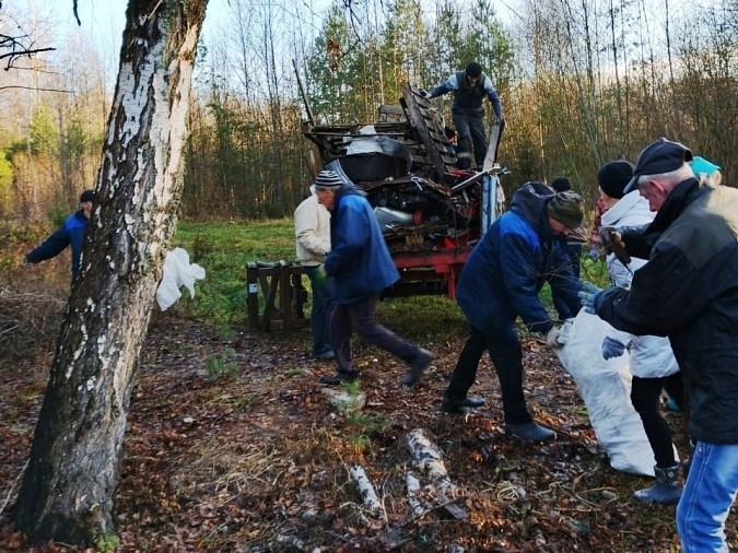 У деревни Доброхотово ликвидировали несанкционированную свалку фото 2