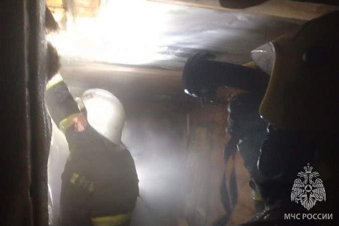 В Заволжске загорелась баня фото 2