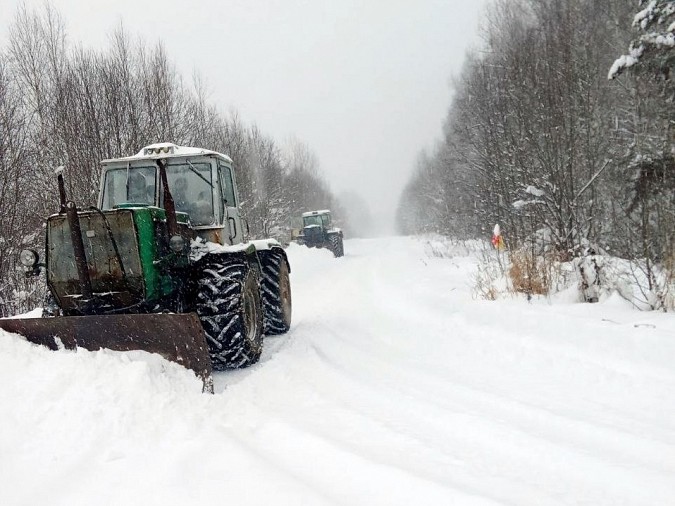 В Кинешемском районе ликвидируют последствия снежного циклона фото 2