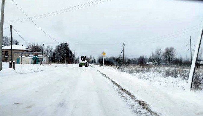 В Кинешемском районе ликвидируют последствия снежного циклона фото 4