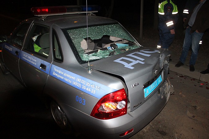 В Ивановской области пьяный водитель протаранил машину ДПС фото 6