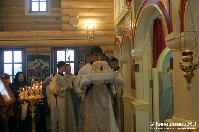 В Кинешме освятили новый православный храм фото 20